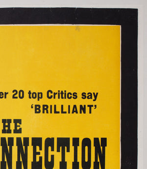 The Connection 1962 UK Quad Film Movie Poster, Peter Strausfeld - detail 