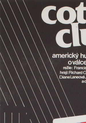 The Cotton Club 1984 Czech A3 Film Movie Poster, Jan Weber - detail