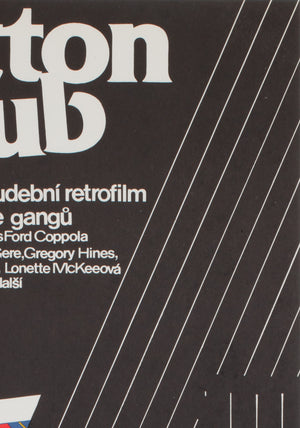 The Cotton Club 1984 Czech A3 Film Movie Poster, Jan Weber - detail