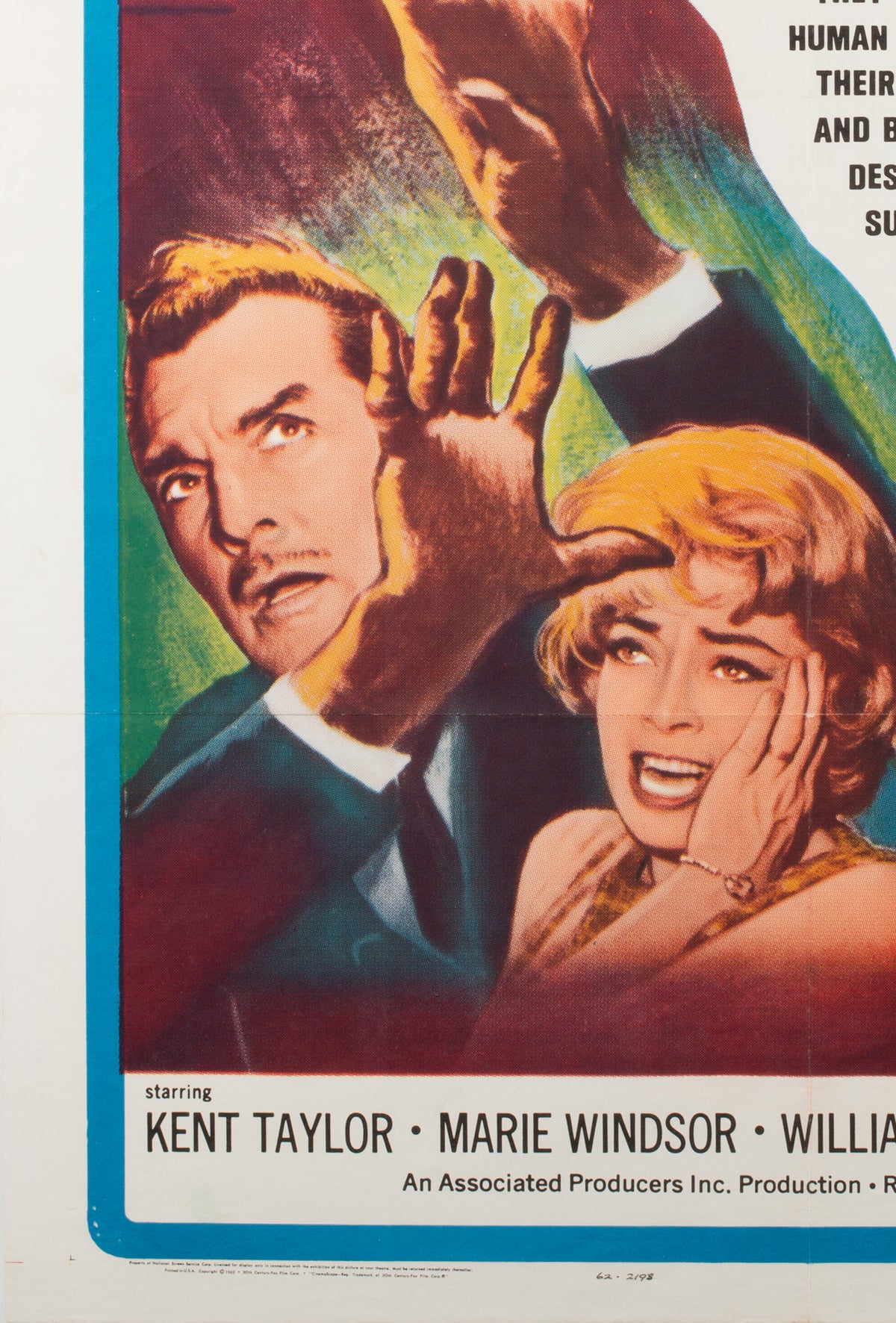 The Day Mars Invaded Earth 1963 US 1 Sheet Film Poster - detail 2