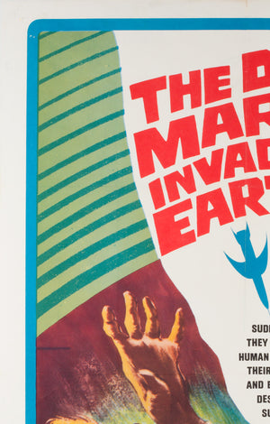 The Day Mars Invaded Earth 1963 US 1 Sheet Film Poster - detail 3