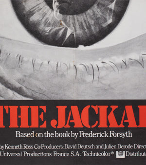 The Day of the Jackal 1973 UK Quad Film Movie Poster, Leonard - detail