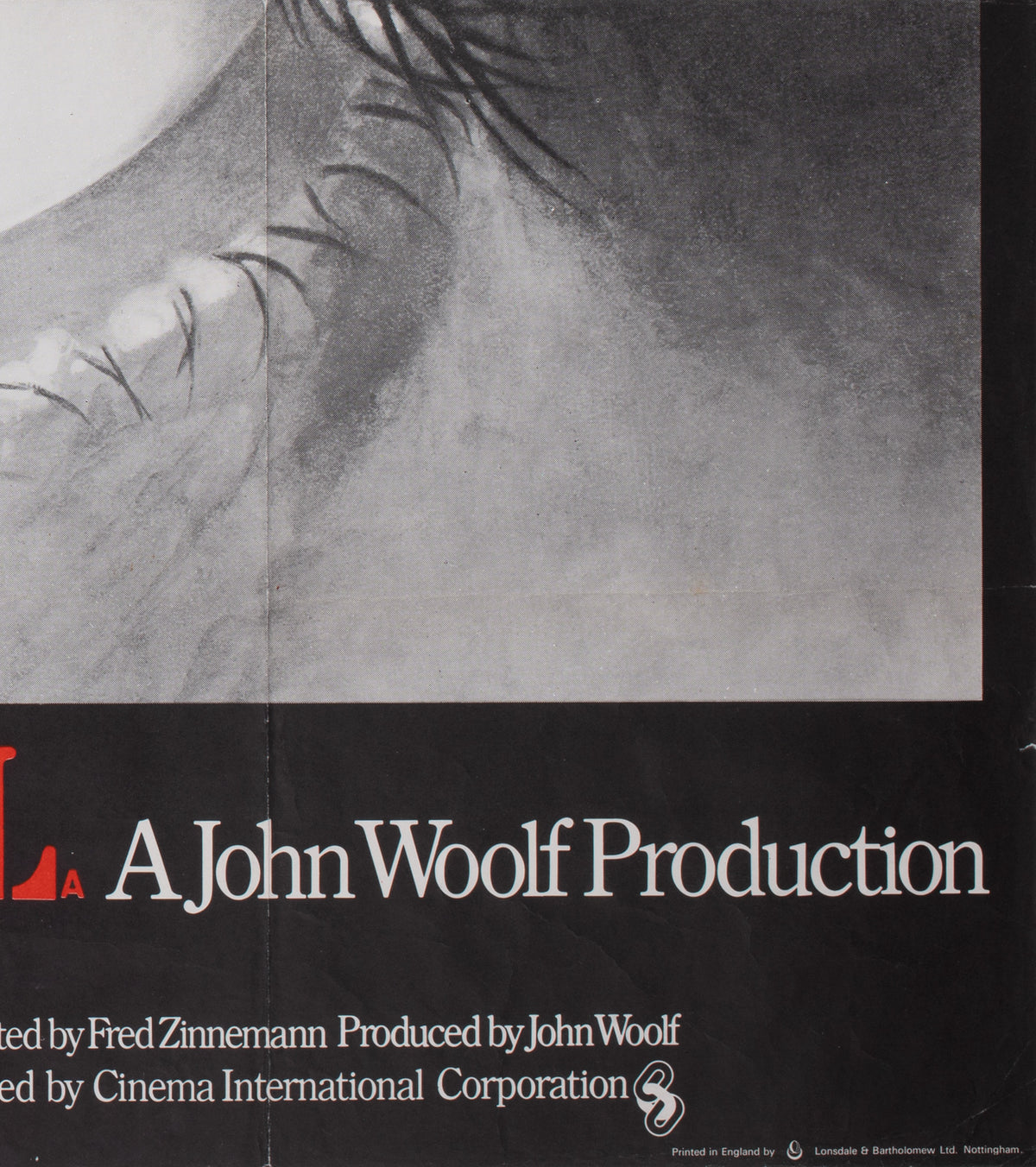 The Day of the Jackal 1973 UK Quad Film Movie Poster, Leonard - detail