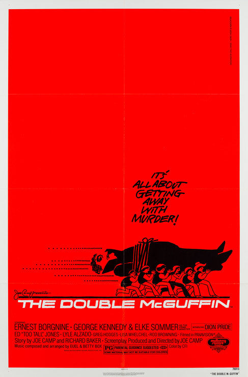 The Double McGuffin 1979 Film Poster Saul Bass