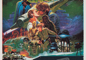 The Empire Strikes Back 1980 Australian Daybill film movie poster, Ohrai, Star Wars - detail