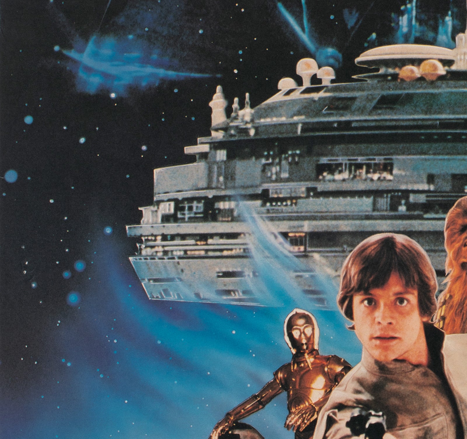 The Empire Strikes Back 1980 Japanese B2 Style A Film Movie Poster - detail
