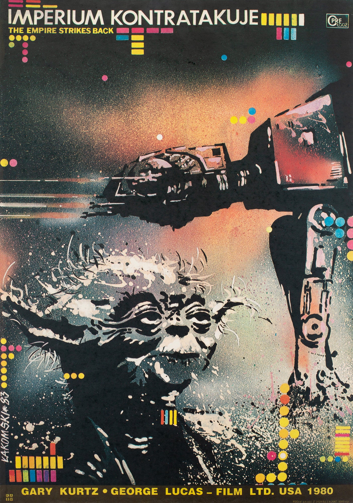 The Empire Strikes Back 1980 Polish Small, Lakomski