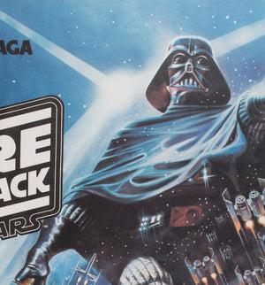 Empire Strikes Back 1980 UK Quad Film Poster - Detail