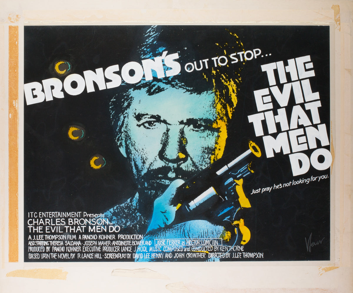 The Evil that Men Do 1984 Concept Artwork by Vic Fair