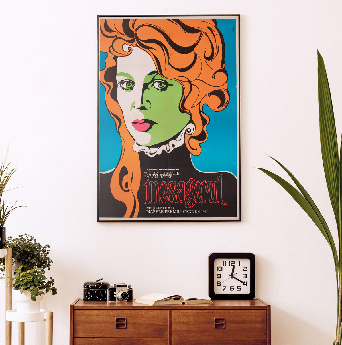 The Go-Between 1971 Romanian Film Poster, Manescu