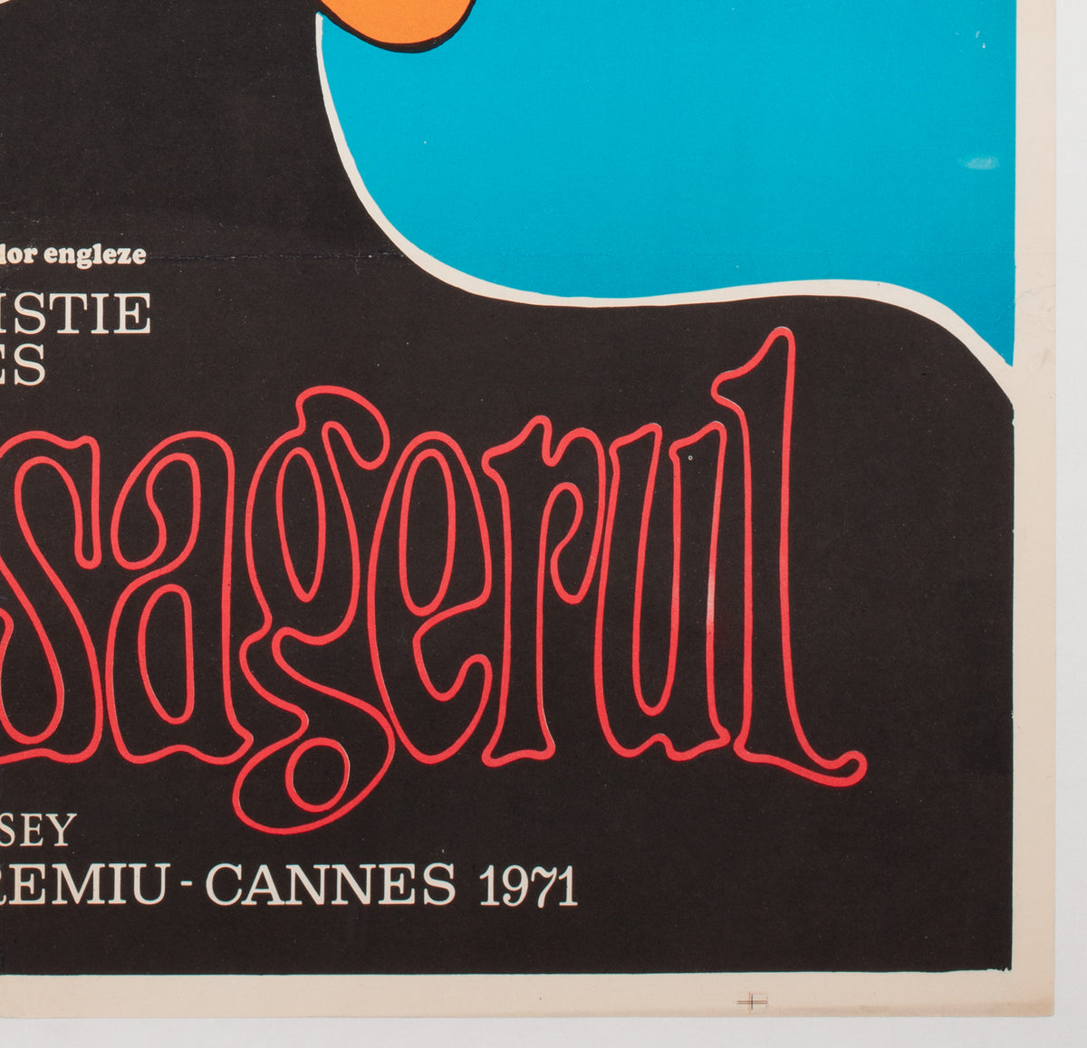 The Go-Between 1971 Romanian Film Poster, Manescu