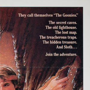 The Goonies US 1 Sheet 1985 US 1 Sheet Film Movie Poster, Drew Struzan - detail