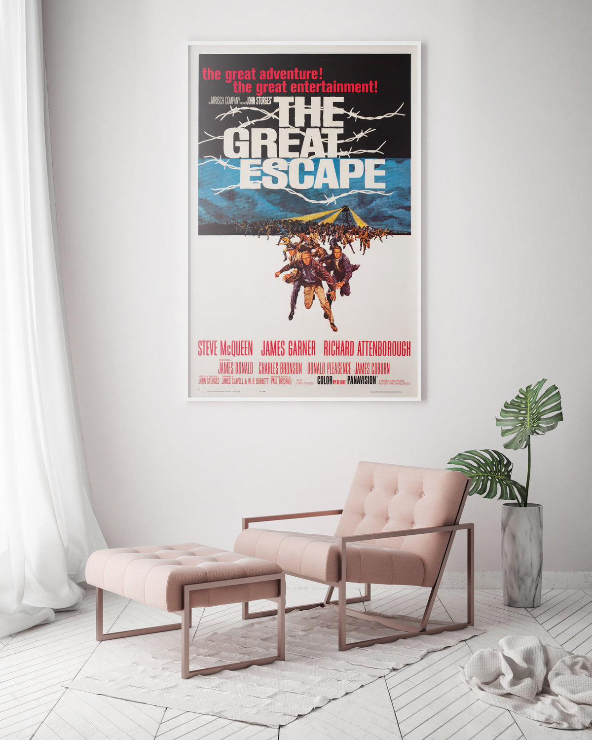 The Great Escape 1963 US 1 Sheet Film Movie Poster, Frank McCarthy