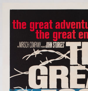 The Great Escape 1963 US 1 Sheet Film Movie Poster, McCarthy - detail