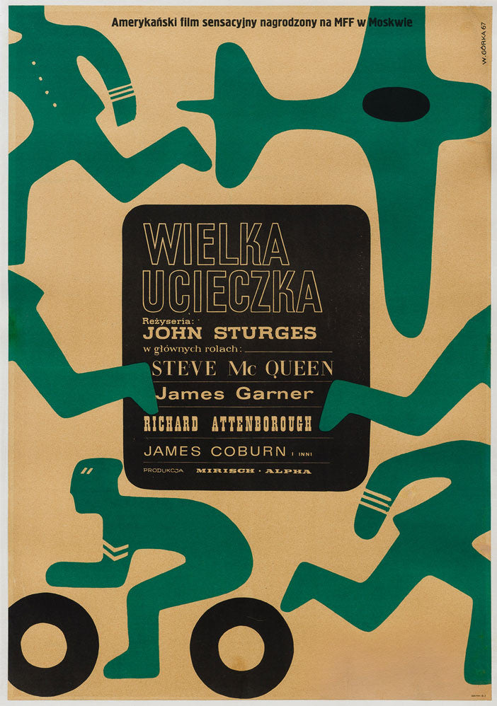 The Great Escape 1967 Polish film poster - Gorka
