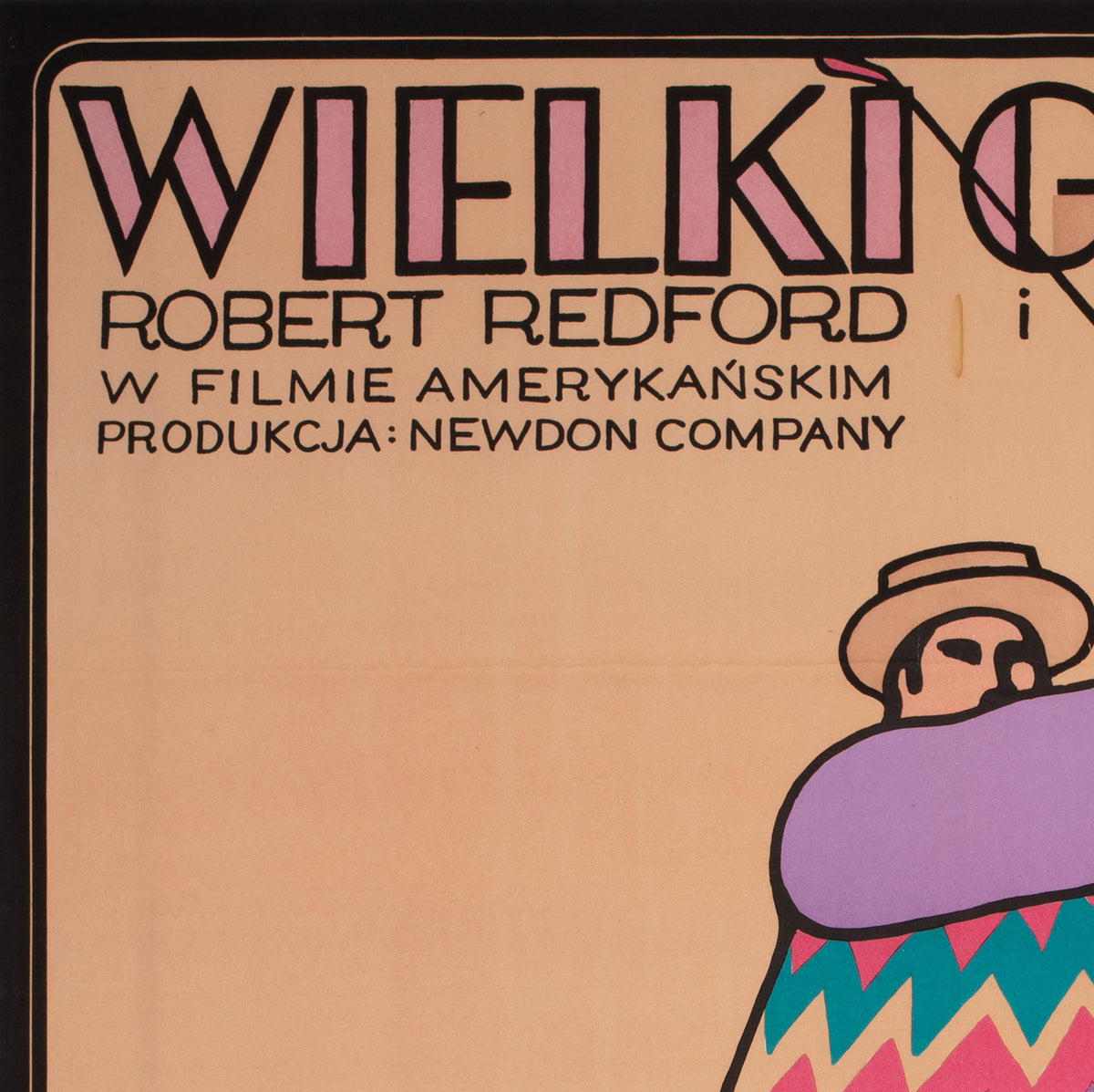 The Great Gatsby 1975 Polish A1 Film Poster, Flisak - detail