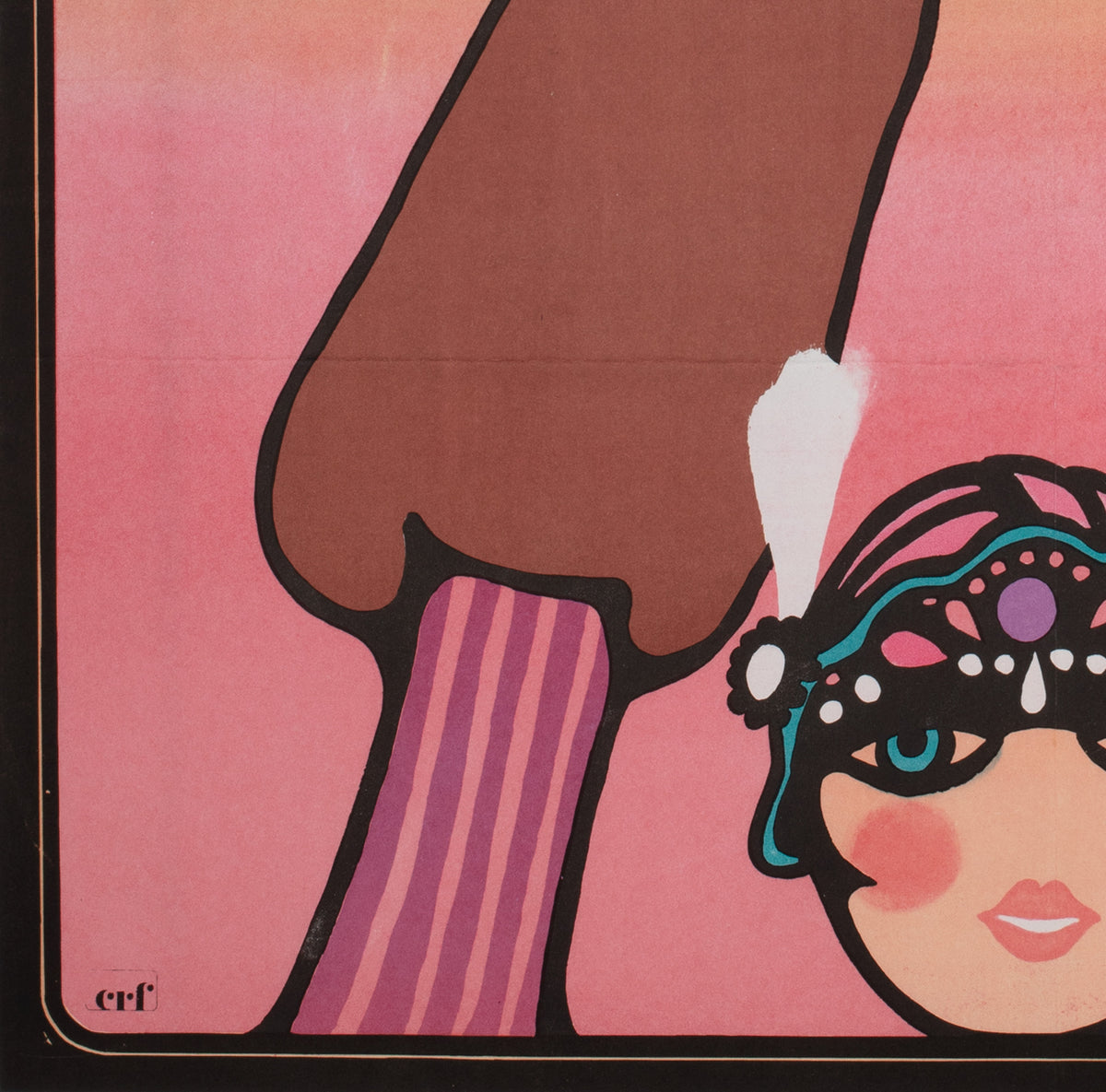 The Great Gatsby 1975 Polish A1 Film Poster, Flisak - detail