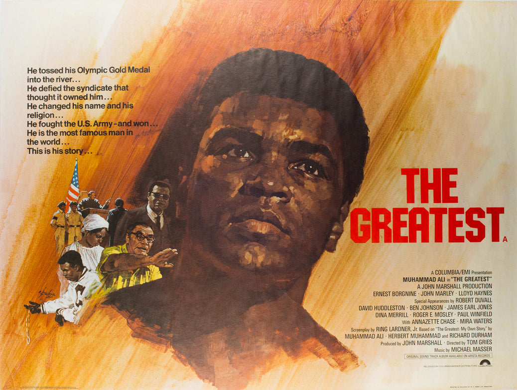 The Greatest 1977 UK Quad Film Poster