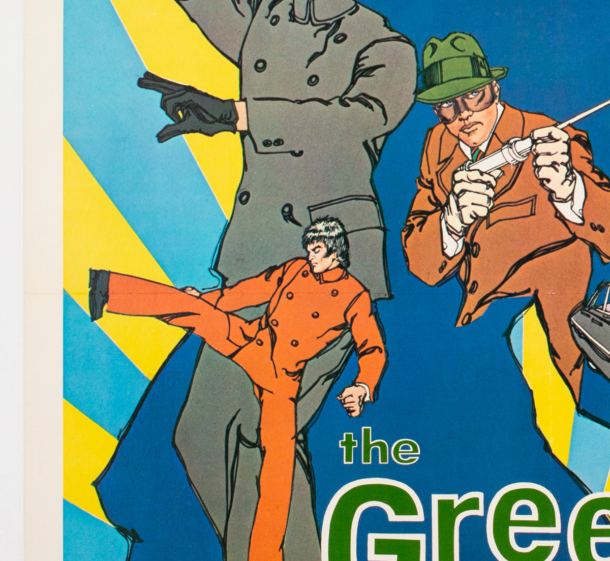 The Green Hornet 1974 US 1 Sheet Green Title Style - detailed