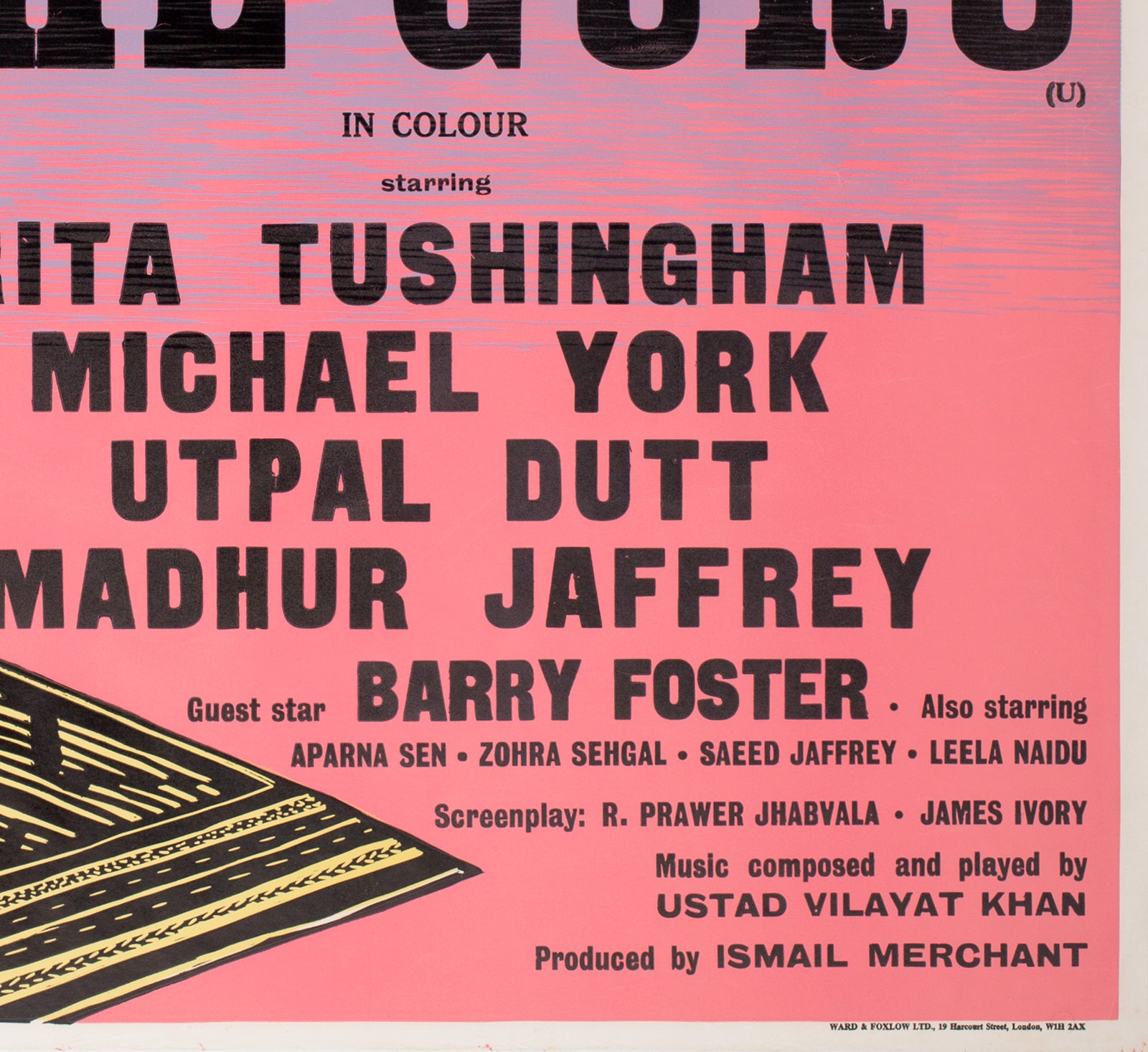 The Guru 1969 Academy Cinema UK Quad Film Poster, Strausfeld