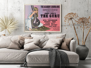 The Guru 1969 Academy Cinema UK Quad Film Poster, Strausfeld