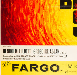 The High Bright Sun 1964 UK Quad Film Poster - detail 1