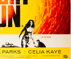 The High Bright Sun 1964 UK Quad Film Poster - detail 3