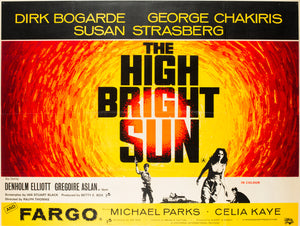 The High Bright Sun 1964 UK Quad Film Poster