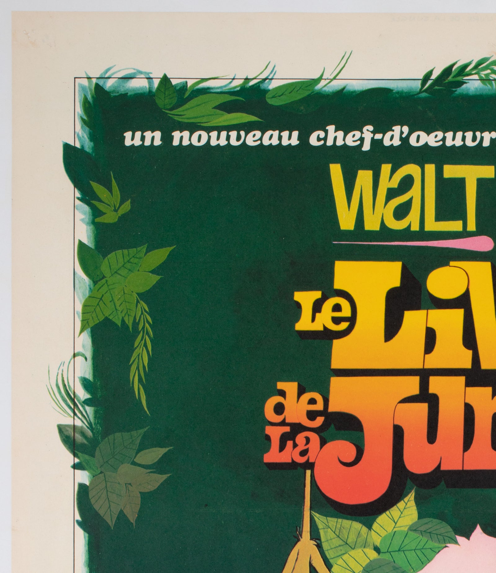 The Jungle Book 1967 French Moyenne Film Poster