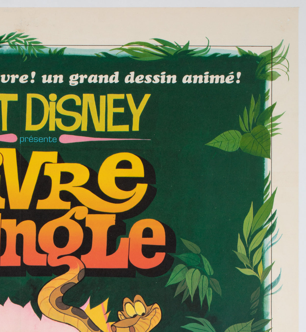 The Jungle Book 1967 French Moyenne Film Poster