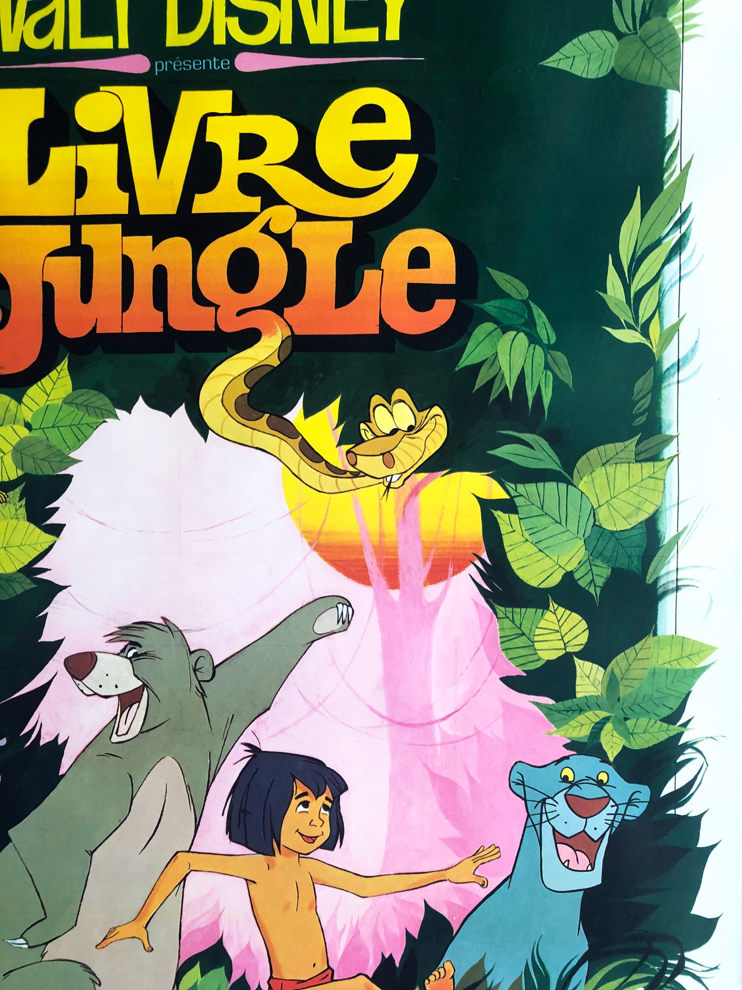 The Jungle Book 1968 French Grande Film Poster