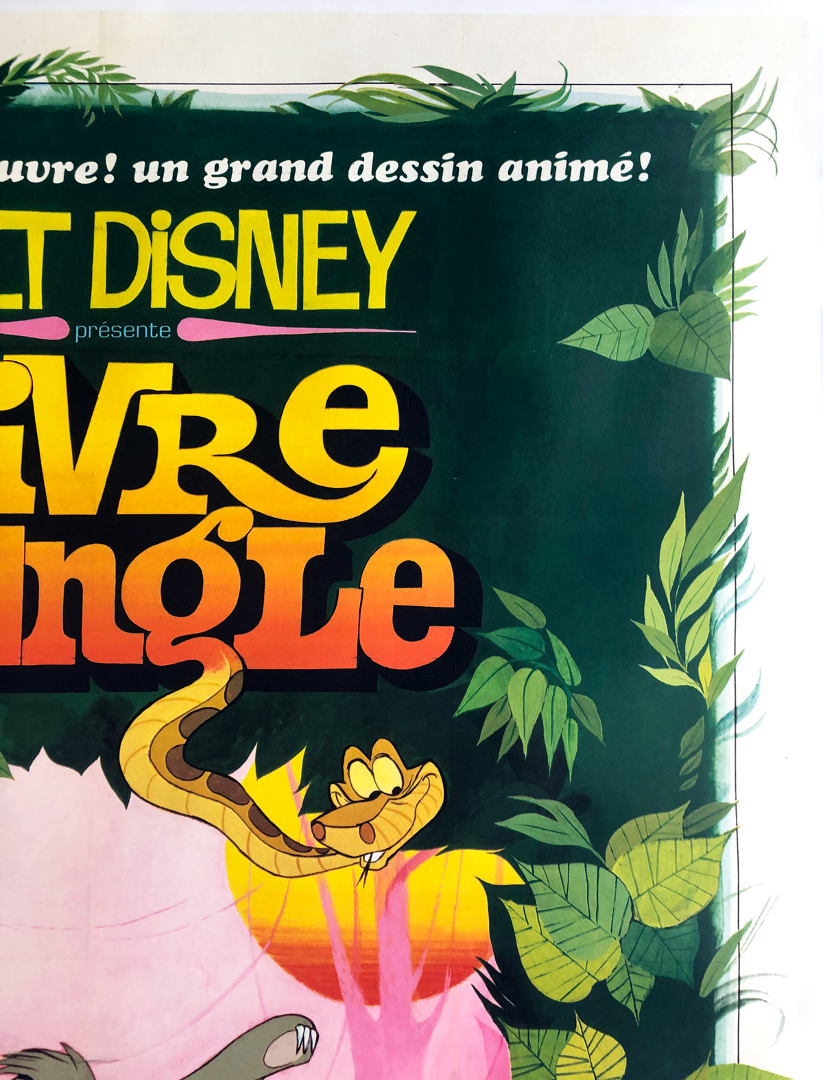 The Jungle Book 1968 French Grande Film Poster