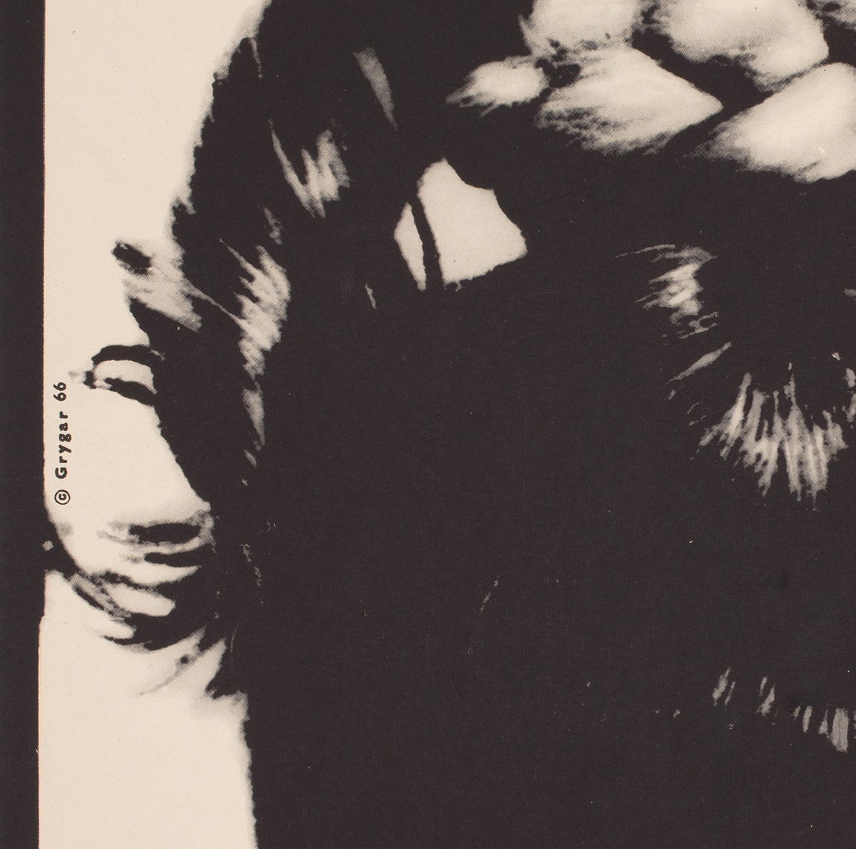 The Knack And How To Get It 1966 Czech A1 Film Poster, Grygar - detail