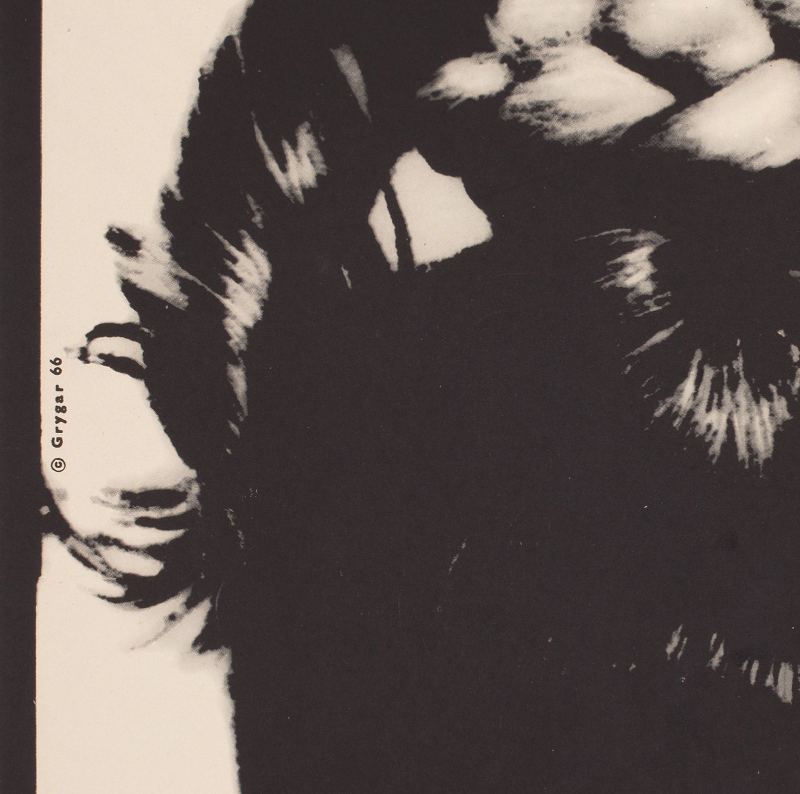 The Knack And How To Get It 1966 Czech A1 Film Poster, Grygar - detail