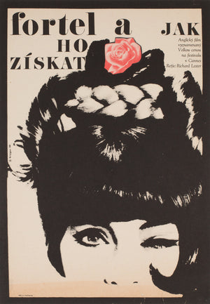 The Knack And How To Get It 1966 Czech A3 Film Poster, Grygar