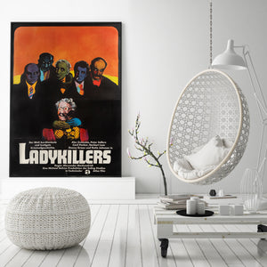 The LadyKillers R1960s German A0 Film Movie Poster, Heinz Edelmann