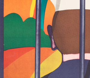The Last Detail 1976 Polish A1 Film Poster, Flisak - detail