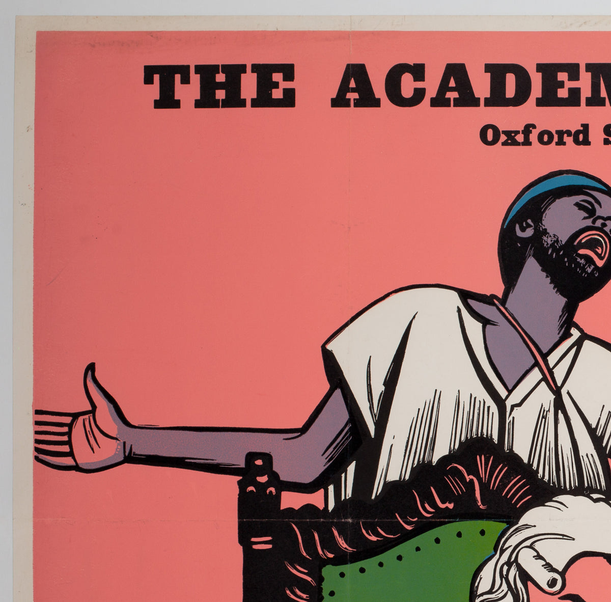 The Last Supper 1976 UK Quad Academy Cinema Film Poster, Strausfeld - detail