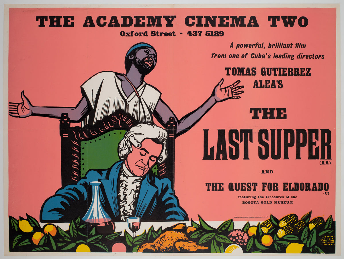 The Last Supper 1976 UK Quad Academy Cinema Film Poster, Strausfeld