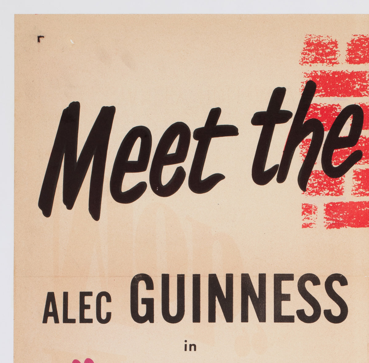 The Lavender Hill Mob 1951 US 1 Sheet Film Poster - detail