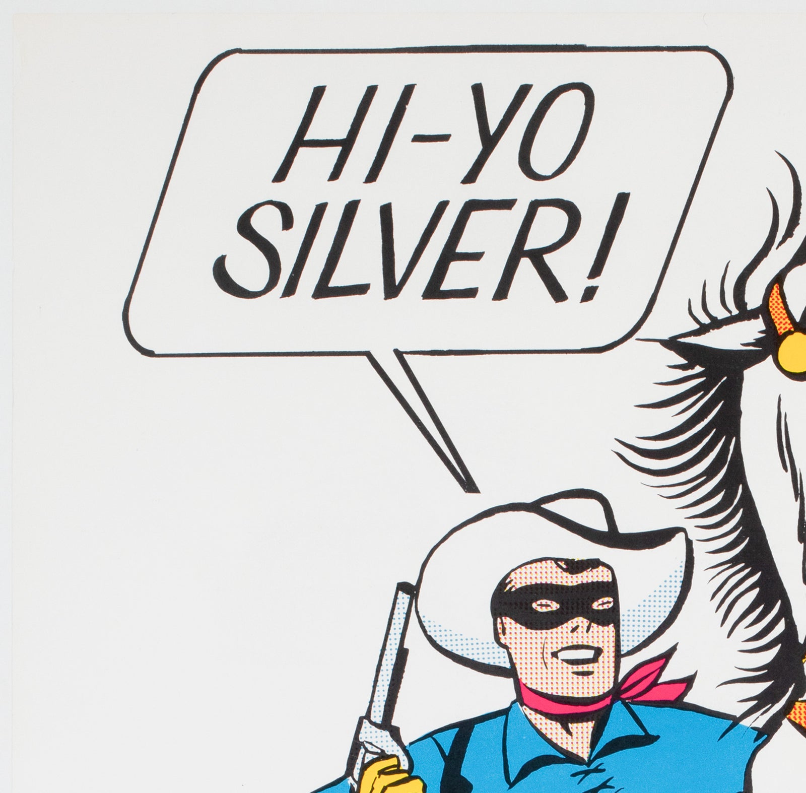 Lone Ranger 1966 US Special Vintage Poster - detail