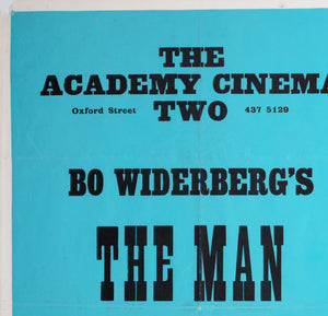 The Man On The Roof 1976 Academy Cinema UK Quad Film Poster, Strausfeld - detail