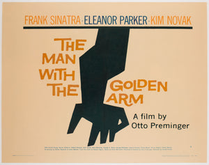 The Man With The Golden Arm 1956 US 1/2 Sheet Film Poster, Bass