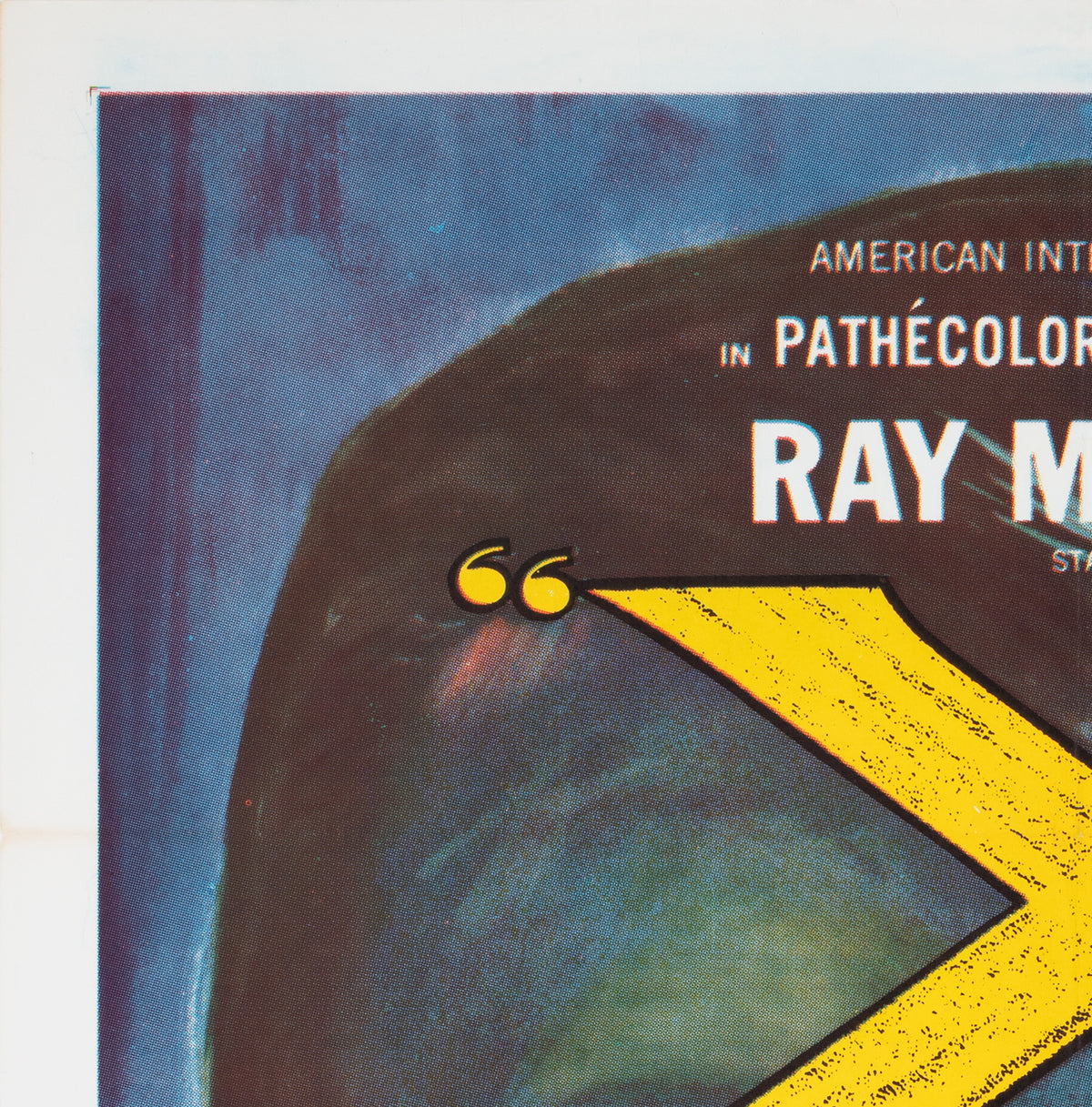 The Man With The X-Ray Eyes 1963 US 1 Sheet Film Poster - detail
