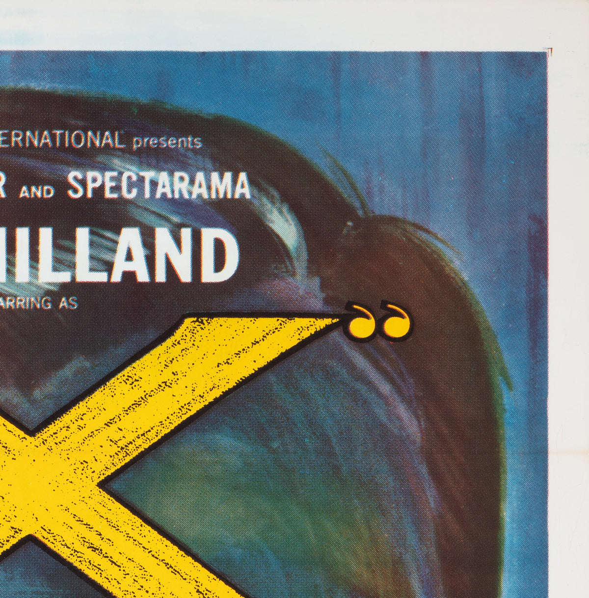 The Man With The X-Ray Eyes 1963 US 1 Sheet Film Poster - detail