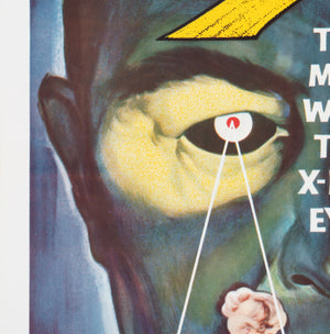 The Man With The X-Ray Eyes 1963 US 1 Sheet Film Poster - detail