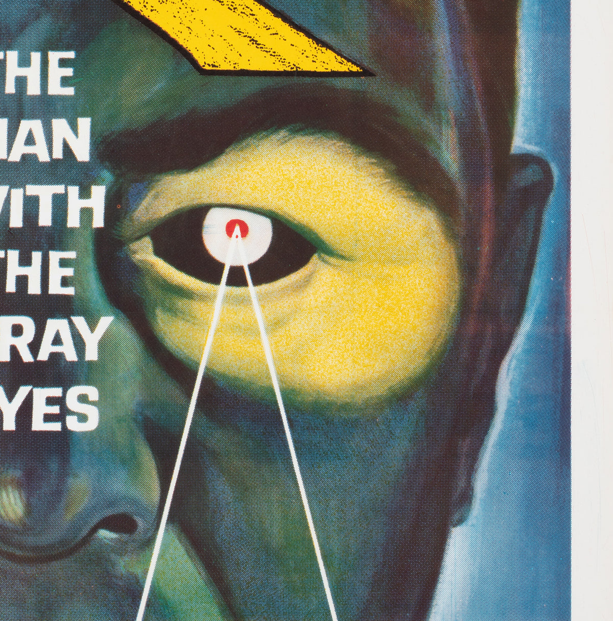 The Man With The X-Ray Eyes 1963 US 1 Sheet Film Poster - detail