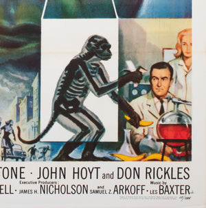 The Man With The X-Ray Eyes 1963 US 1 Sheet Film Poster - detail