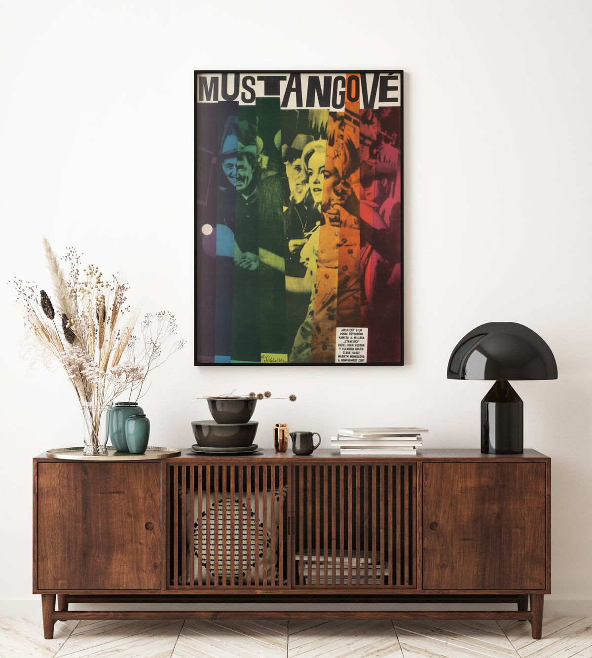 The Misfits 1964 Czech A1 Film Movie Poster, Schlosser