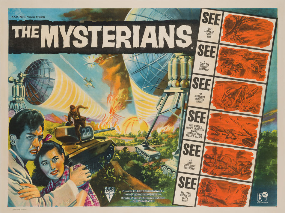The Mysterians 1957 Original UK Quad Film Movie Poster